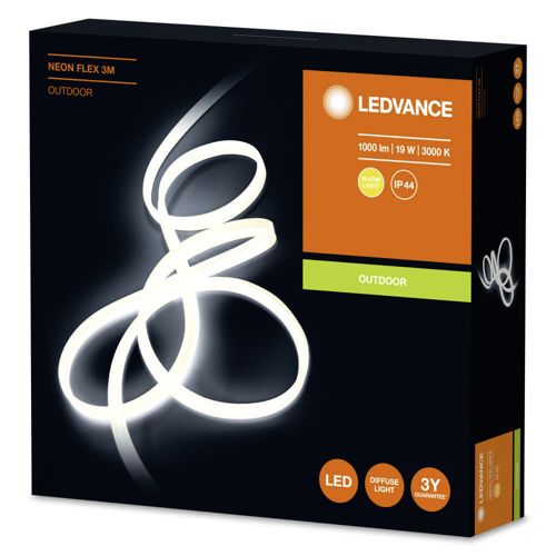 LED стрічка LEDVANCE NEON FLEX 3M біла 19W IP44 3м