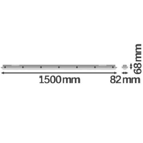 LED світильник LEDVANCE DP S 1500 58W 4000K IP65 Сірий