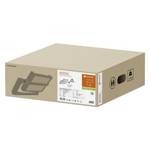 LED прожектор LEDVANCE FL MAX LUM 600W SYM 10 WAL 5700К IP66 сірий