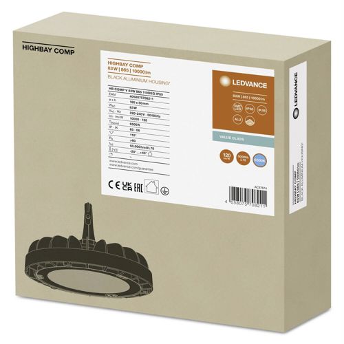 Cвітильник HighBay LEDVANCE COMP V 83W 6500К 110 DEG IP65