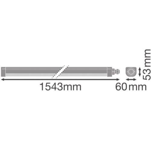 LED світильник LEDVANCE DP COMP 1500 V 50W 4000K IP66 PS