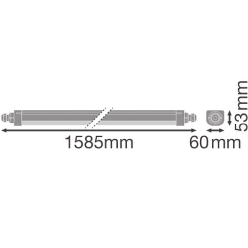 LED світильник LEDVANCE DP COMP TH 1500 V 62W 4000K IP66