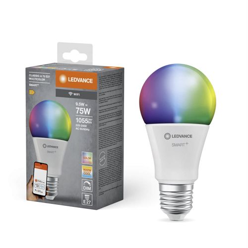 Лампа LED OSRAM груша SMART WIFI A75 9,5W 230V RGBW FR E27
