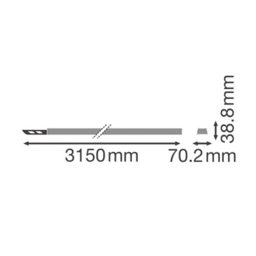 Монтажна рейка LEDVANCE TruSys FLEXP RAIL 3000 5P Білий