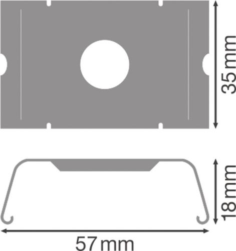 Кінцева заглушка LEDVANCE TRUSYS FLEX SURFACE CLIP
