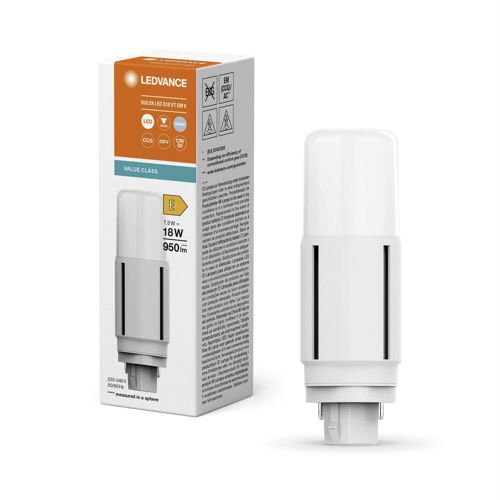Лампа LEDVANCE DULUX D18 VT EM V 7.5W 4000K G24D