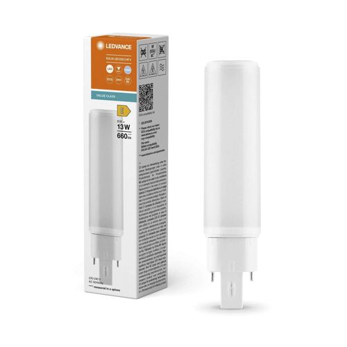 Лампа LEDVANCE DULUX D E13 HF V 6W 4000K G24Q-1