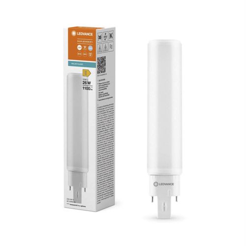 Лампа LEDVANCE DULUX D E26 HF V 10W 4000K G24Q-3