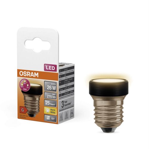 Лампа LED OSRAM FLAT 26 step 3 DIM 3,5W 2700K FR E27