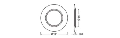 Ремонтне кільце LEDVANCE SP RING D133 Білий
