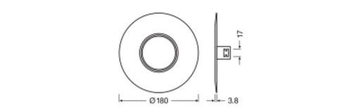Ремонтне кільце LEDVANCE SP RING D180 Білий