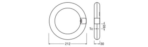 Лампа LEDVANCE кільцева T9C EM 22 11W 6500K G10Q 10x1