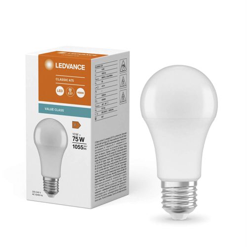 Лампа LEDVANCE VALUE CL A75 10W 4000K FR E27