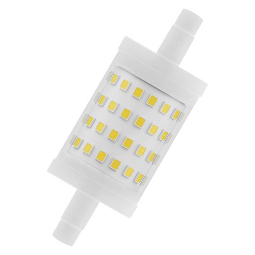 Лампа LED OSRAM на заміну лінійних галогеновихP LINE 78 75D 9,5W 2700K 230V R7S