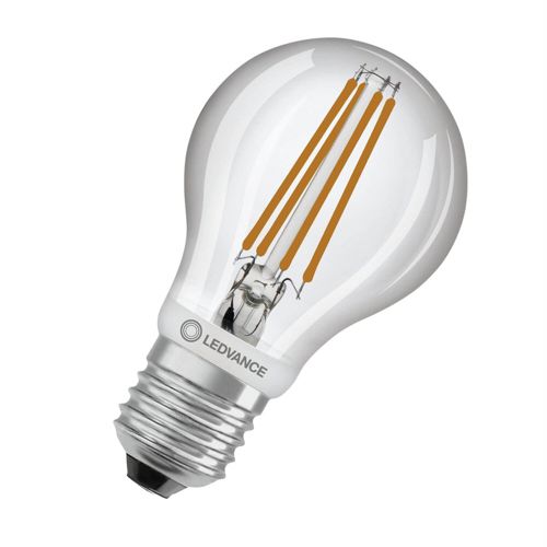 Лампа LEDVANCE філаментна груша CL A60 MS 7.3W 2700K FIL CL E27