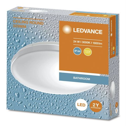 LED світильник LEDVANCE CEILING ROUND 325 24W 3000K IP44 