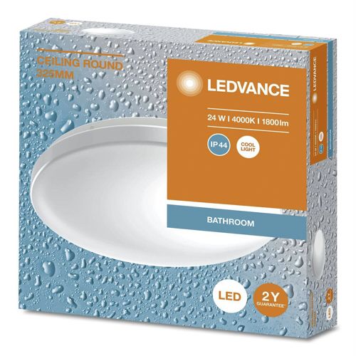 LED світильник LEDVANCE CEILING ROUND 325 24W 4000K IP44 