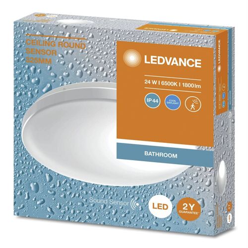 LED світильник LEDVANCE CEILING ROUND 325 SEN 24W 6500K IP44