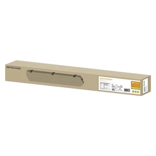 Світильник VANCE під LED лампу G13DP HOUSING 600P 2XLAMP IP65