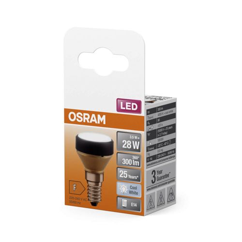 Лампа LED OSRAM FLAT 28 3,5W 4000K FR E14