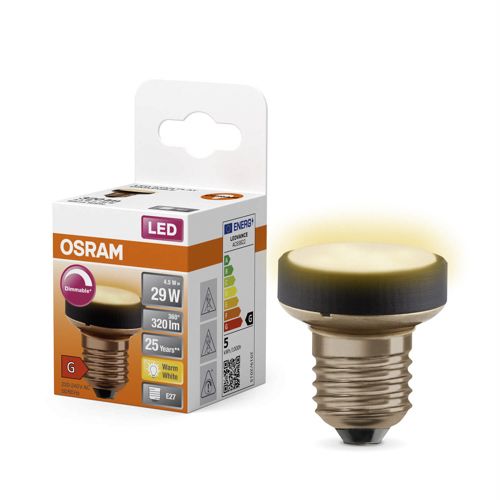 Лампа LED OSRAM FLAT 29 DIM 4,5W 2700K FR E27