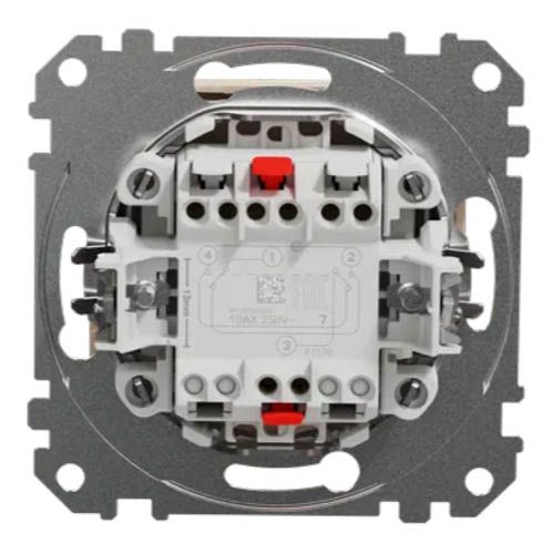Перемикач освітлення проміжний одноклавішний Schneider Electric Sedna Design бежевий