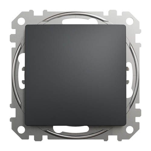 Перемикач освітлення проміжний одноклавішний Schneider Electric Sedna Design чорний