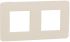 Рамка двопостова Schneider Electric Unica New бежева