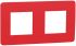 Рамка двопостова Schneider Electric Unica New червона
