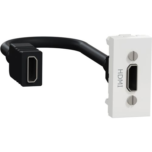 Розетка HDMI Schneider Electric біла Unica New