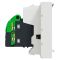 Розетка комп'ютерна RJ45 кат.5 STP двомодульна Schneider Electric біла Unica New