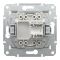 Розетка комп'ютерна (RJ45) кат.5e UTP Schneider Electric біла Asfora (без рамки)