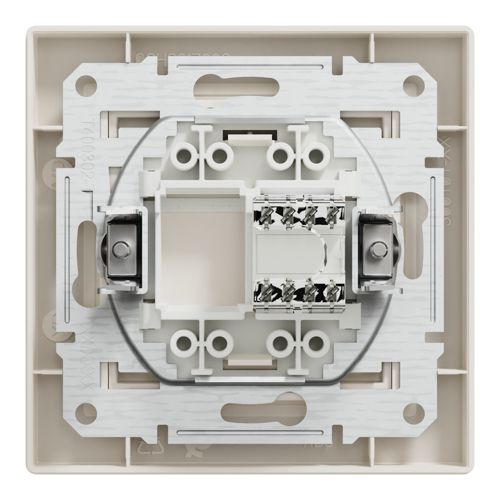 Розетка комп'ютерна (RJ45) кат.5e UTP Schneider Electric кремова Asfora