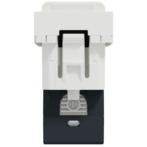 Розетка комп’ютерна RJ45 кат.6 STP одинарна Schneider Electric біла Unica New