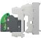 Розетка комп’ютерна RJ45 кат.6 STP подвійна Schneider Electric алюміній Unica New