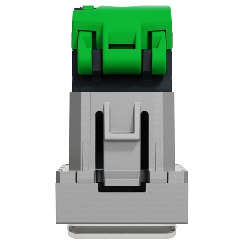 Розетка комп'ютерна RJ45 кат.6 UTP одномодульна Schneider Electric алюміній Unica New