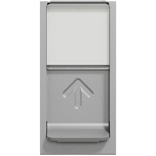 Розетка комп'ютерна RJ45 кат.6 UTP одномодульна Schneider Electric алюміній Unica New