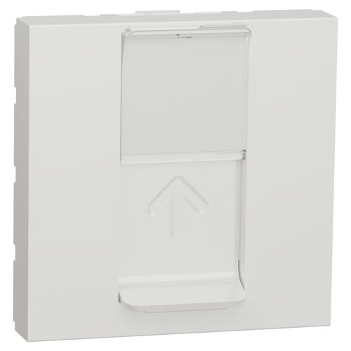 Розетка комп’ютерна RJ45 кат.6 UTP подвійна Schneider Electric біла Unica New