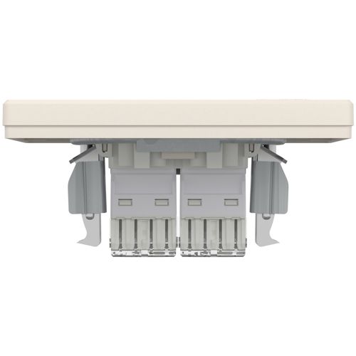 Розетка комп'ютерна (RJ45) кат.6 UTP подвійна Schneider Electric кремова Asfora