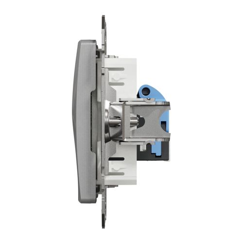 Розетка комп’ютерна RJ45 кат.6 UTP Schneider Electric алюміній Sedna Design