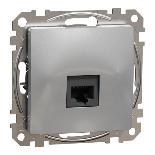 Розетка комп’ютерна RJ45 кат.6 UTP Schneider Electric алюміній Sedna Design