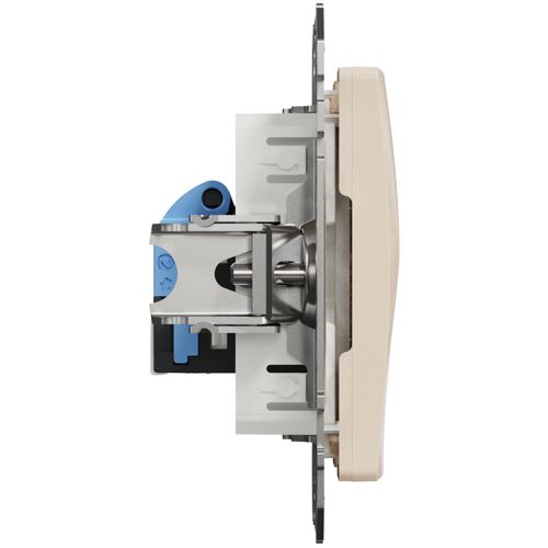 Розетка комп’ютерна RJ45 кат.6 UTP Schneider Electric бежева Sedna Design