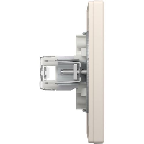 Розетка комп'ютерна (RJ45) кат.6 UTP Schneider Electric кремова Asfora