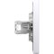 Розетка телефонна (RJ11) + комп'ютерна (RJ45) кат.5e UTP Schneider Electric біла Asfora