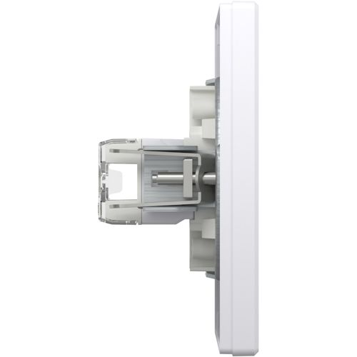 Розетка телефонна (RJ11) + комп'ютерна (RJ45) кат.5e UTP Schneider Electric біла Asfora