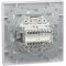 Розетка телефонна (RJ11) + комп'ютерна (RJ45) кат.5e UTP Schneider Electric біла Asfora
