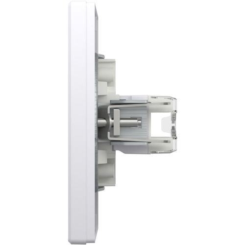 Розетка телефонна (RJ11) + комп'ютерна (RJ45) кат.5e UTP Schneider Electric біла Asfora
