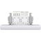 Розетка телефонна (RJ11) + комп'ютерна (RJ45) кат.5e UTP Schneider Electric біла Asfora
