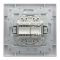 Розетка телефонна (RJ11) + комп'ютерна (RJ45) кат.5e UTP Schneider Electric біла Asfora