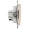 Розетка телефонна RJ11 + комп’ютерна RJ45 кат.6 Schneider Electric бежева Sedna Design & Elements